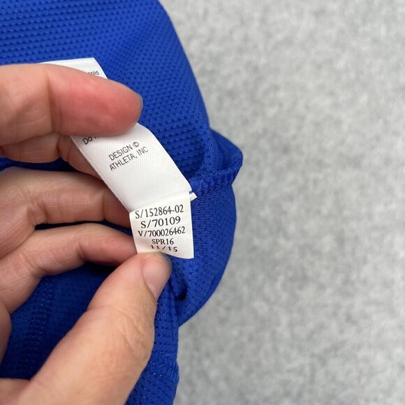 Athleta Athletic Bustle Skort Size XL Spacedye Blue Layered Tennis Golf Pockets - Picture 11 of 15